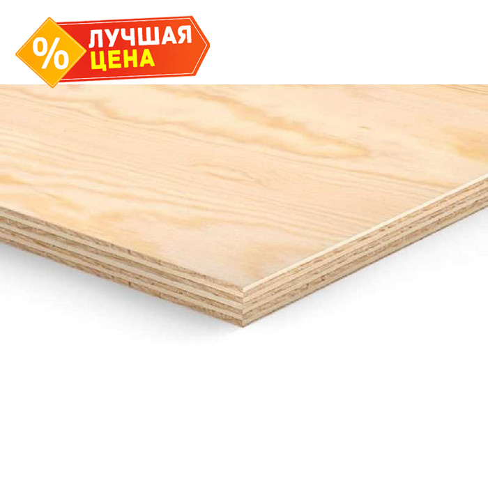 Фанера ФСФ береза сорт 3/4 21х1220х2440 мм