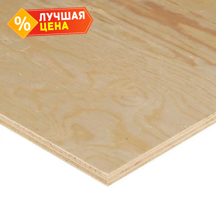 Фанера ФСФ береза сорт 3/3 21х1500х3000 мм
