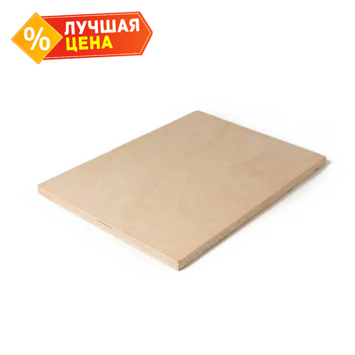 Фанера ФК сорт 3/3 10х1525х1525 мм